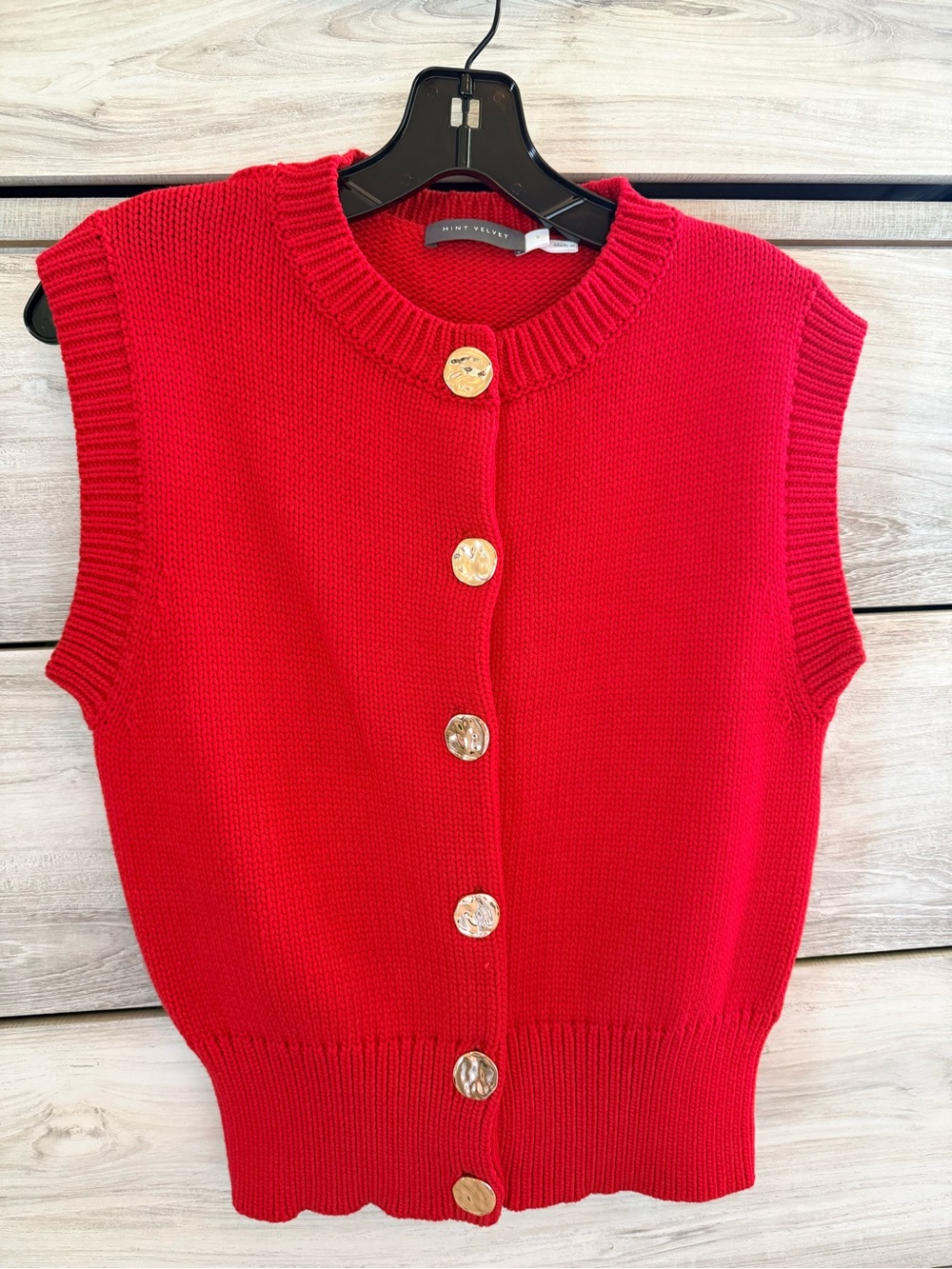 Mint Velvet Button Knit Top - Picture 4 of 5